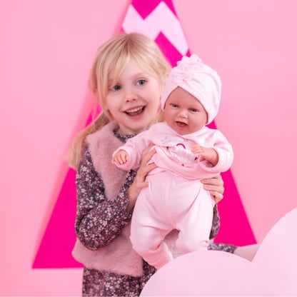 Llorens - Baby Girl Doll with Clothing & Cushion: Mimi - 42cm