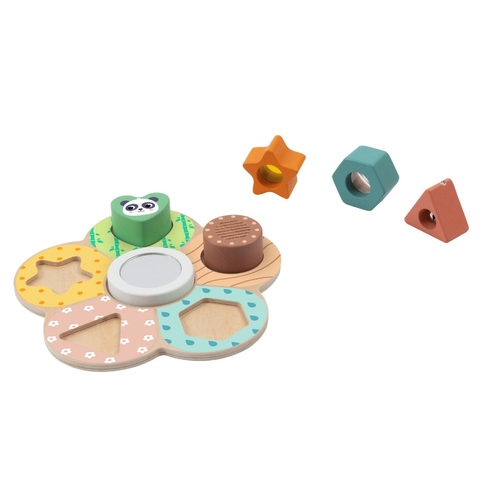 hi Pando - Wooden Sensory Shape Board Learning Toy