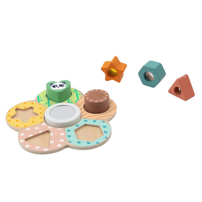 hi Pando - Wooden Sensory Shape Board Learning Toy