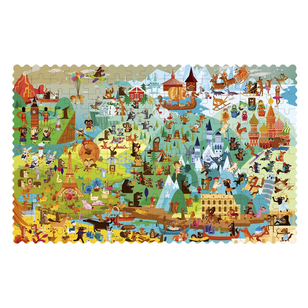 Mideer - Travel Around the World Puzzle - Classic Europe - 180pcs