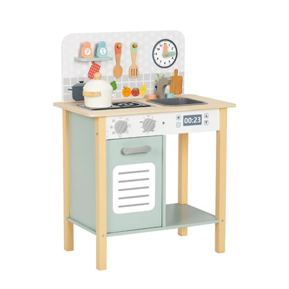 hi Pando - Pretend & Play - Wooden Kitchen Set - 8pcs
