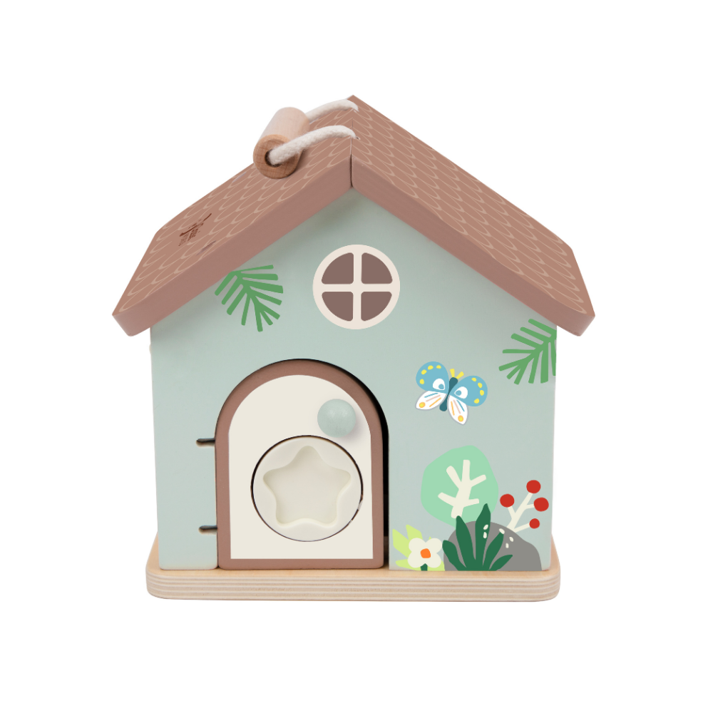 Classic World - Play & Learn - Wooden Locking House
