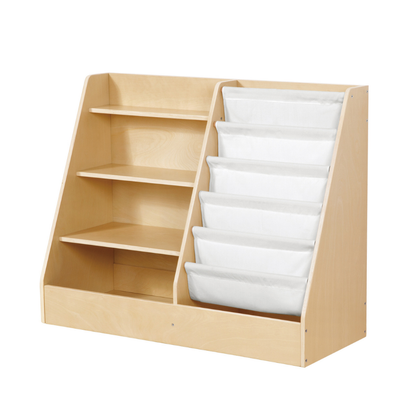 TookyToy - Montessori Bookshelf And Toy Organizer for Kids Room