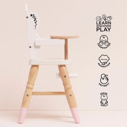 Le Toy Van - Dolls Wooden High Chair