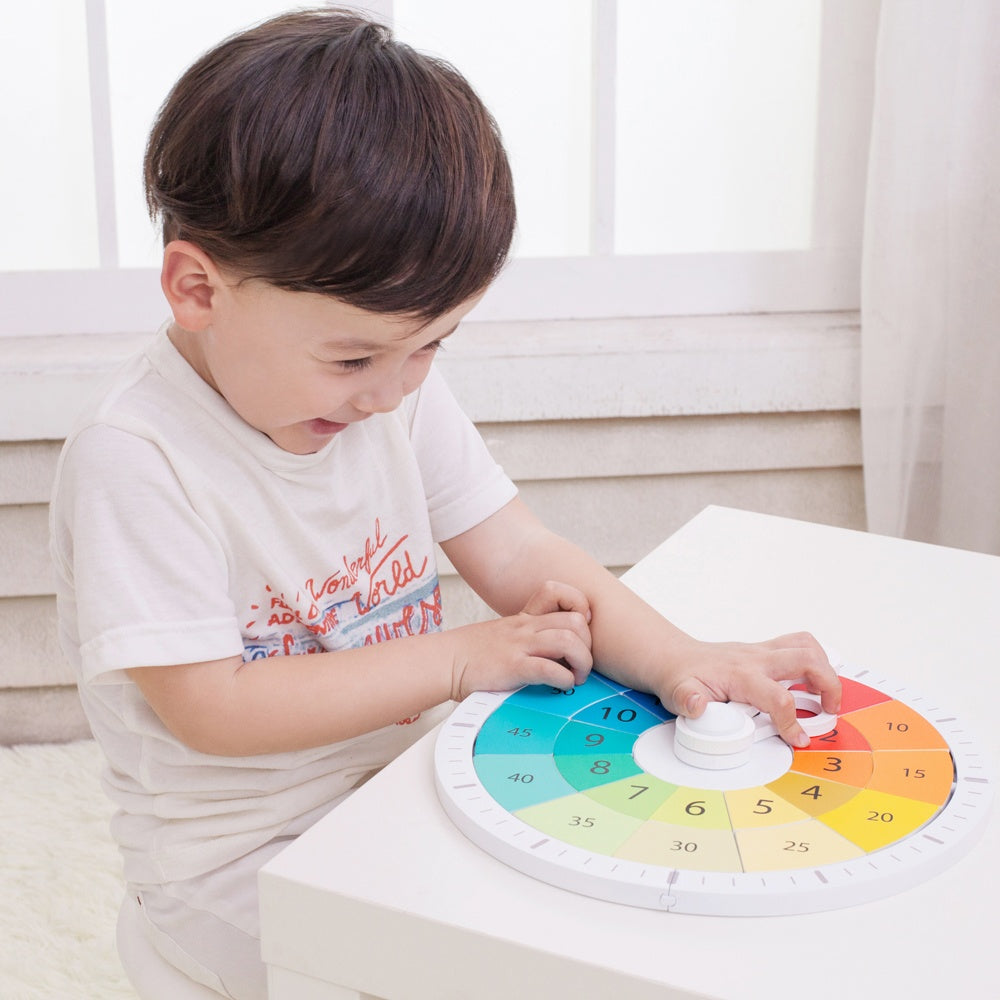 Classic World - Blocks Clock - Number Puzzle - 15pcs