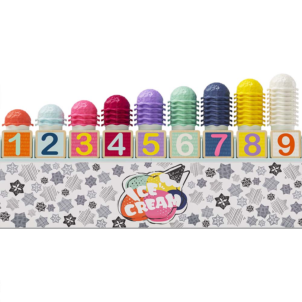 TopBright - Ice Cream Shop - Number Learning Box & Activity Cards