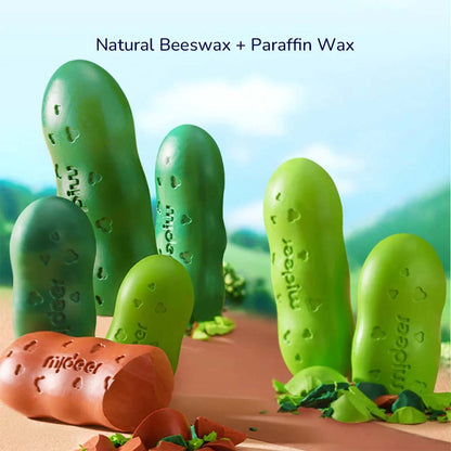 Mideer - Pea Beeswax Crayons - 12 Colours
