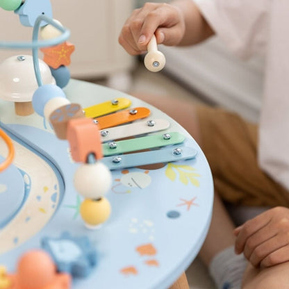 Classic World - Wooden Multi-Activity Table - Ocean-themed