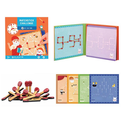 Jar Meló - Matchstick Challenge Game - Educational Magnetic Activity Box For Kids