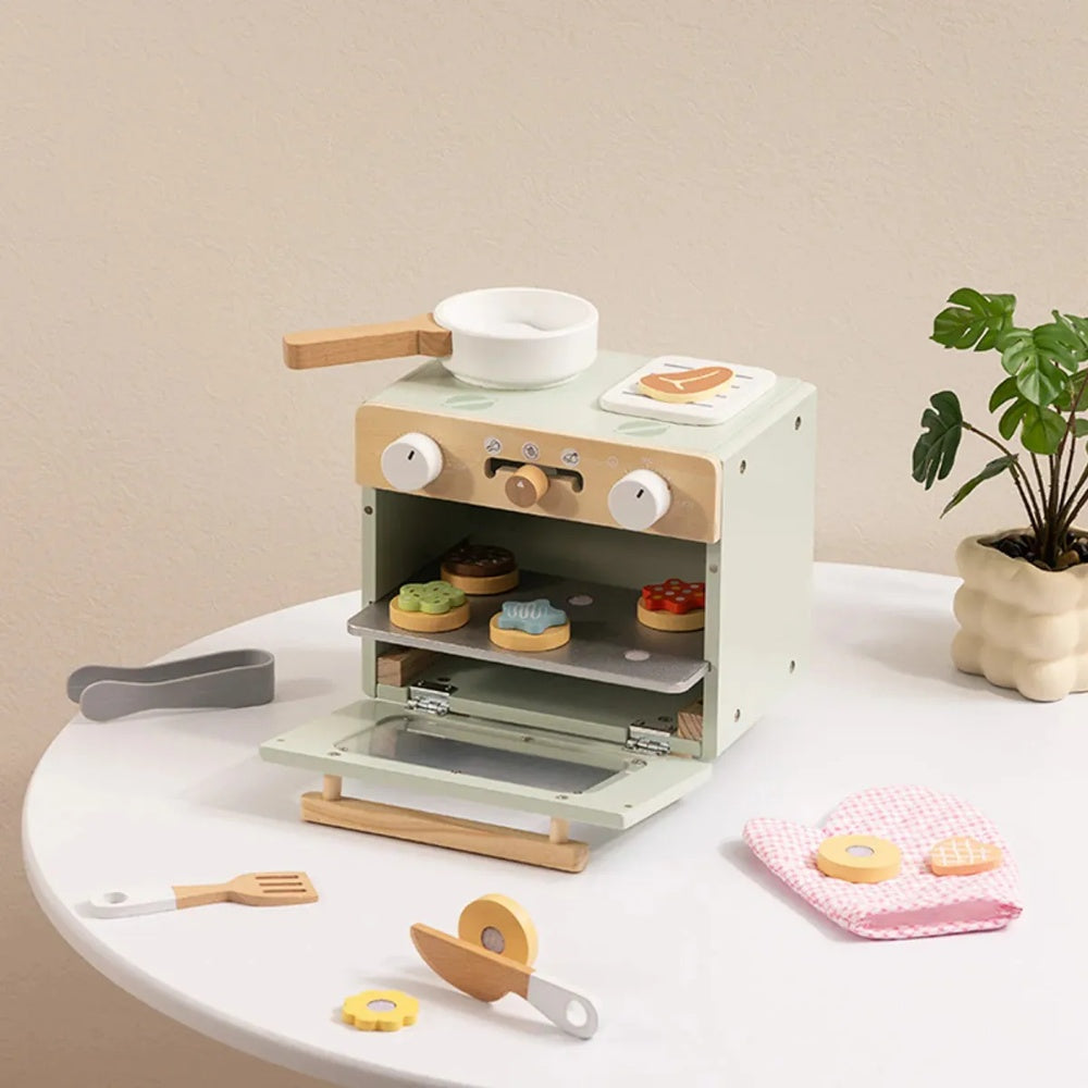 TookyToy - Pretend Play Kitchen Oven Cooking Toy Playset