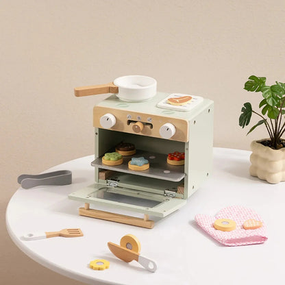 TookyToy - Pretend Play Kitchen Oven Cooking Toy Playset