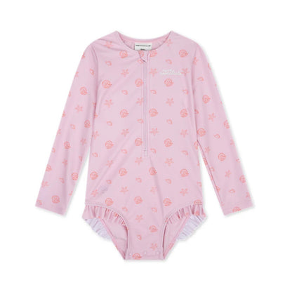 Swim Essentials - Girls Rashguard - Shell Tastic