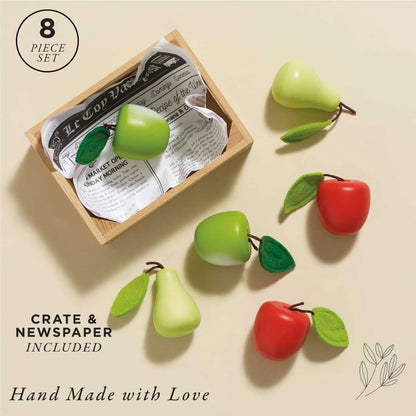 Le Toy Van - Wooden Orchard Fruits Food Crate - 8pcs