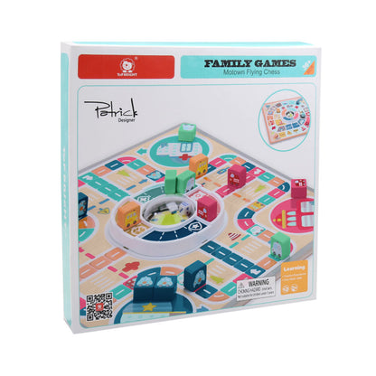 TopBright - Wooden Ludo Board Game - Classic Family Strategy Game for Kids