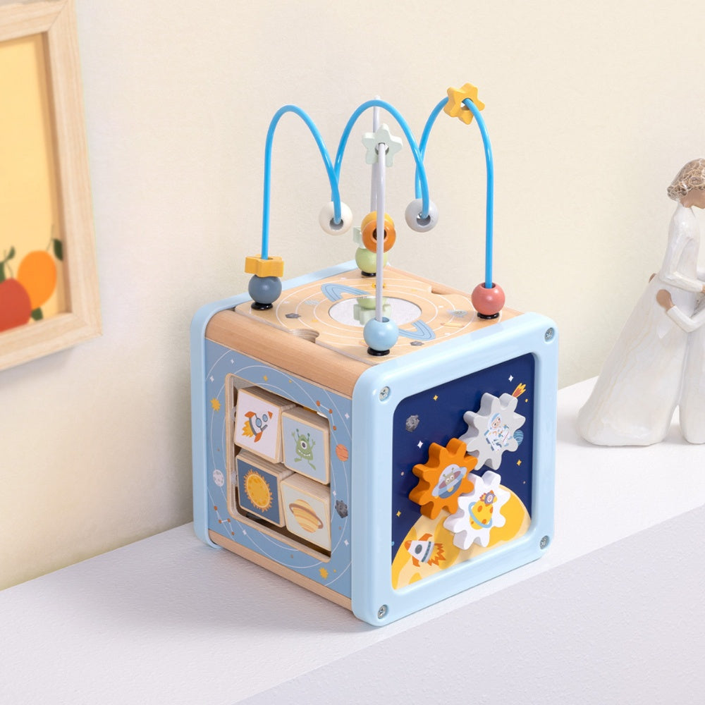 TookyToy - Space Play Cube Activity Toy