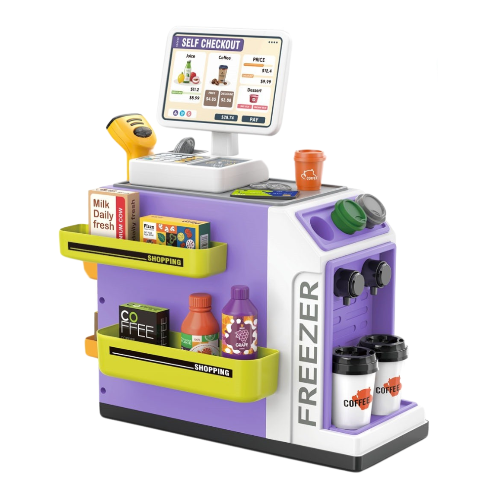 Cogo - Pretend & Play Grocery Store with Lights & Sound Effects - 46 Pieces