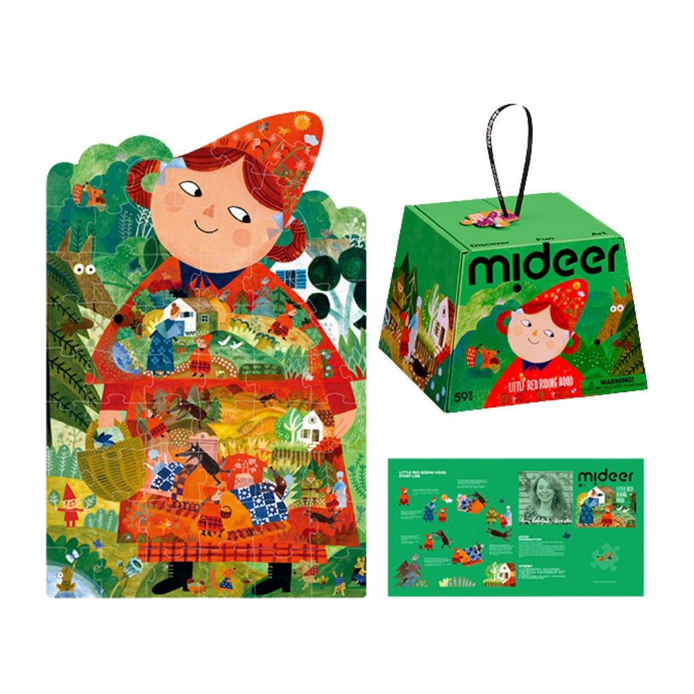 Mideer - Artist Fairytale Puzzle: Little Red Riding Hood 59pcs