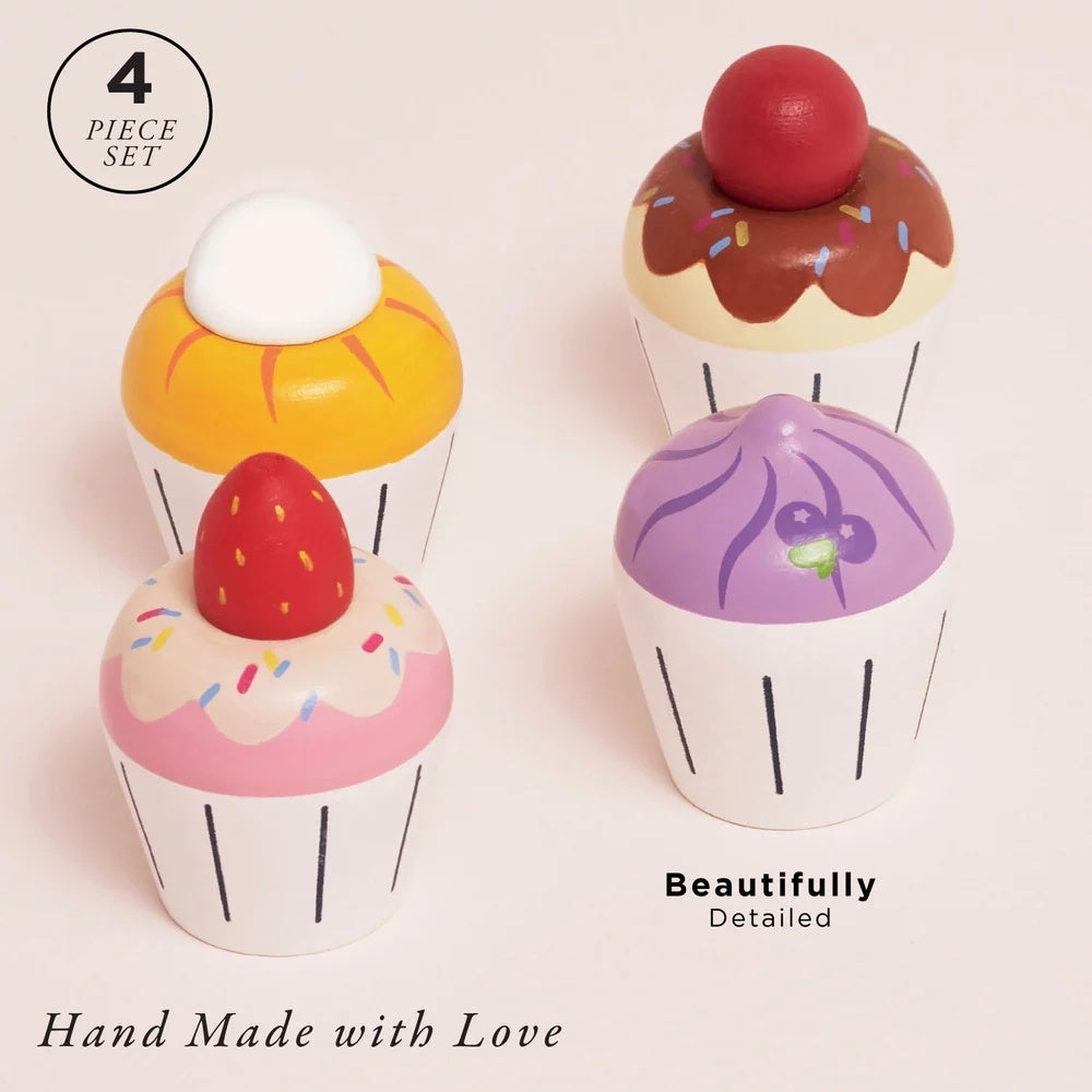 Le Toy Van - Wooden Cupcake Play Food Set