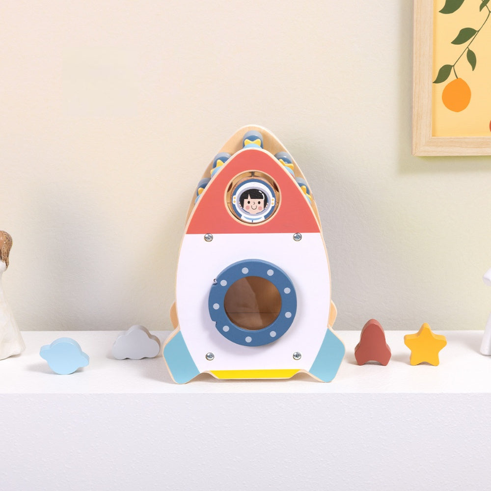 TookyToy - Rocket Play Cube Activity Toy for Toddlers