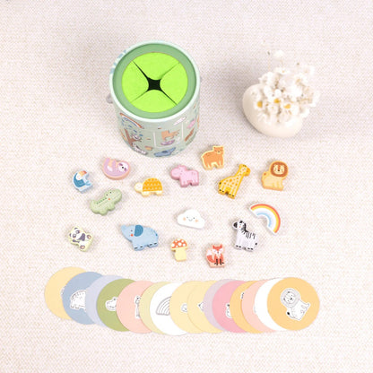 TookyToy - Animal Touch & Match Mystery Bucket - My Forest Friends