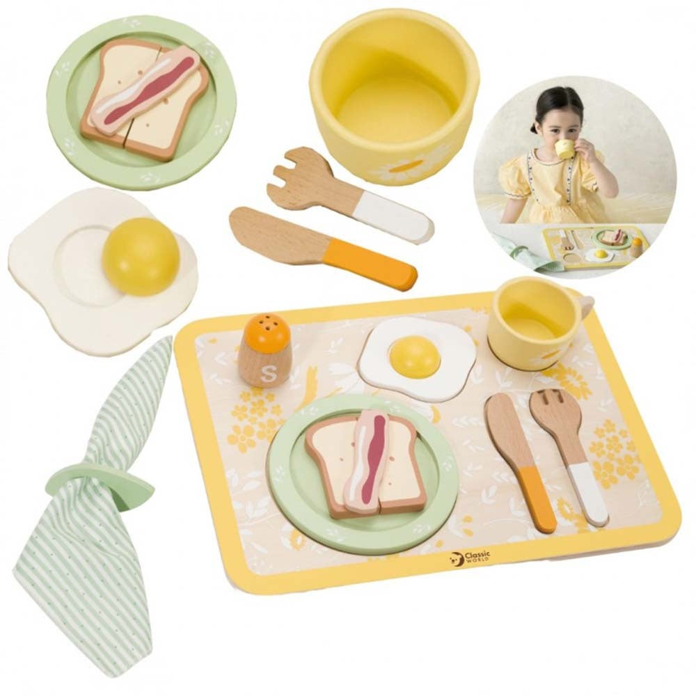 Classic World - Pretend & Play - Vintage Breakfast Tray