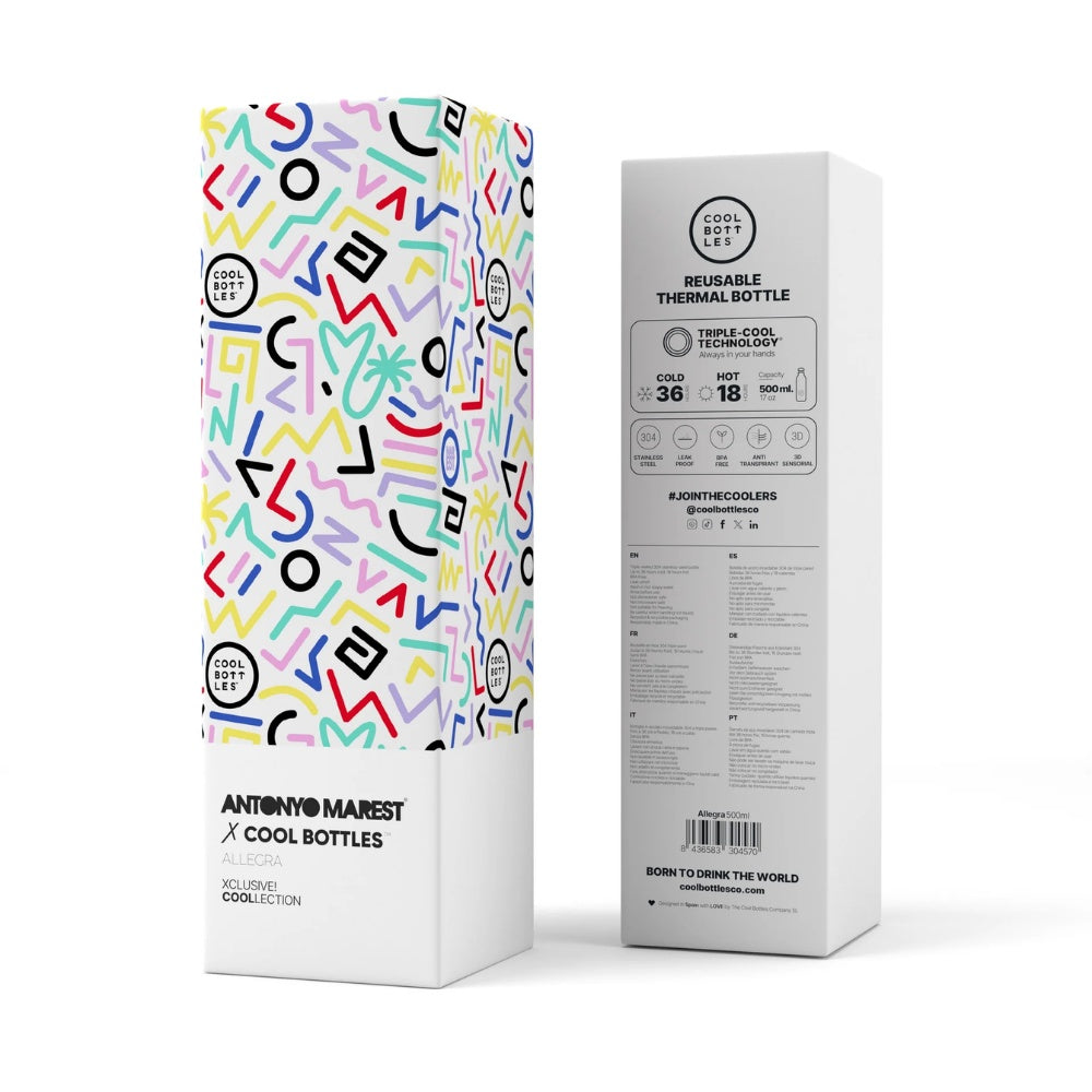 Cool Bottles - Triple-Insulated Water Bottle - Allegra 500ml