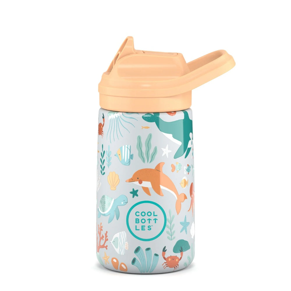 Cool Bottles - Kiddies Triple-Insulated Water Bottle - Underwater World 350ml