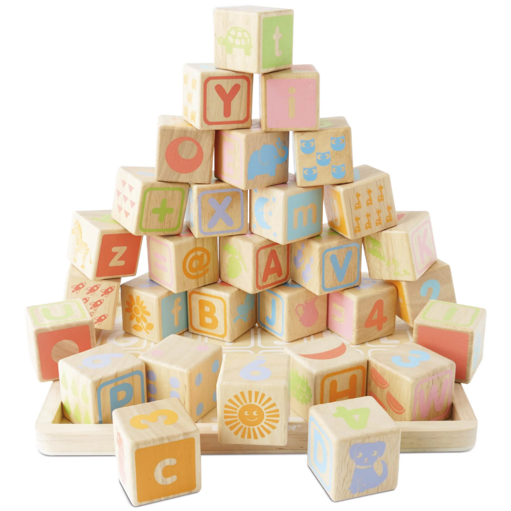 Le Toy Van - ABC Learning Wooden Blocks - 30pcs