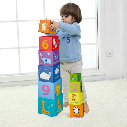 Classic World - Stacking Cubes - 10pcs