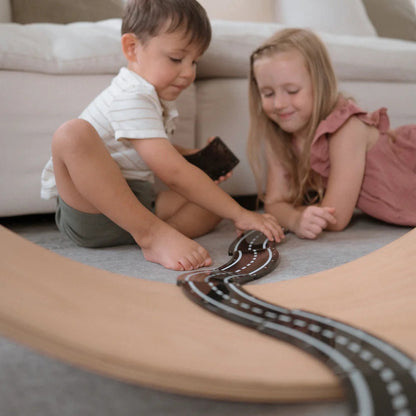 Magna-Tiles - Magnetic Construction Set - XTRAS Roads Set: 12 pcs