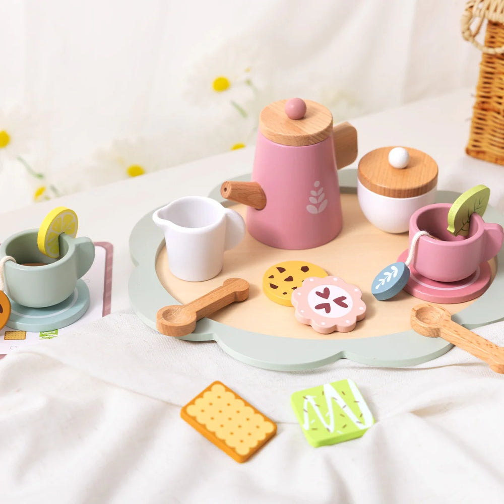 TookyToy - Pretend Play Afternoon Tea Toy Set
