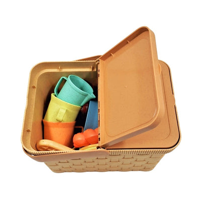 Mingli Toys - Pretend & Play - Picnic Teapot Play Set - Eco-friendly - 27 Pieces