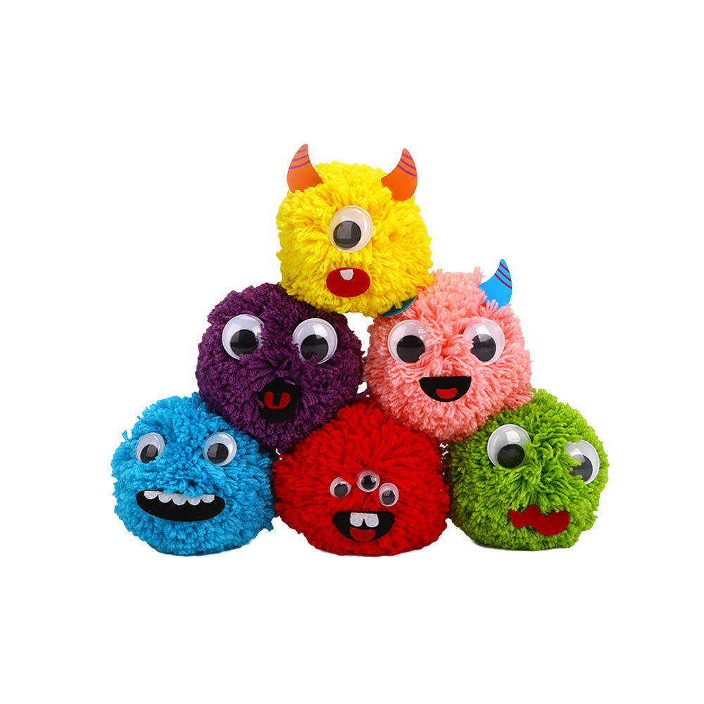 TookyToy - Pom Pom Craft Kit - The Monster - Motherhood