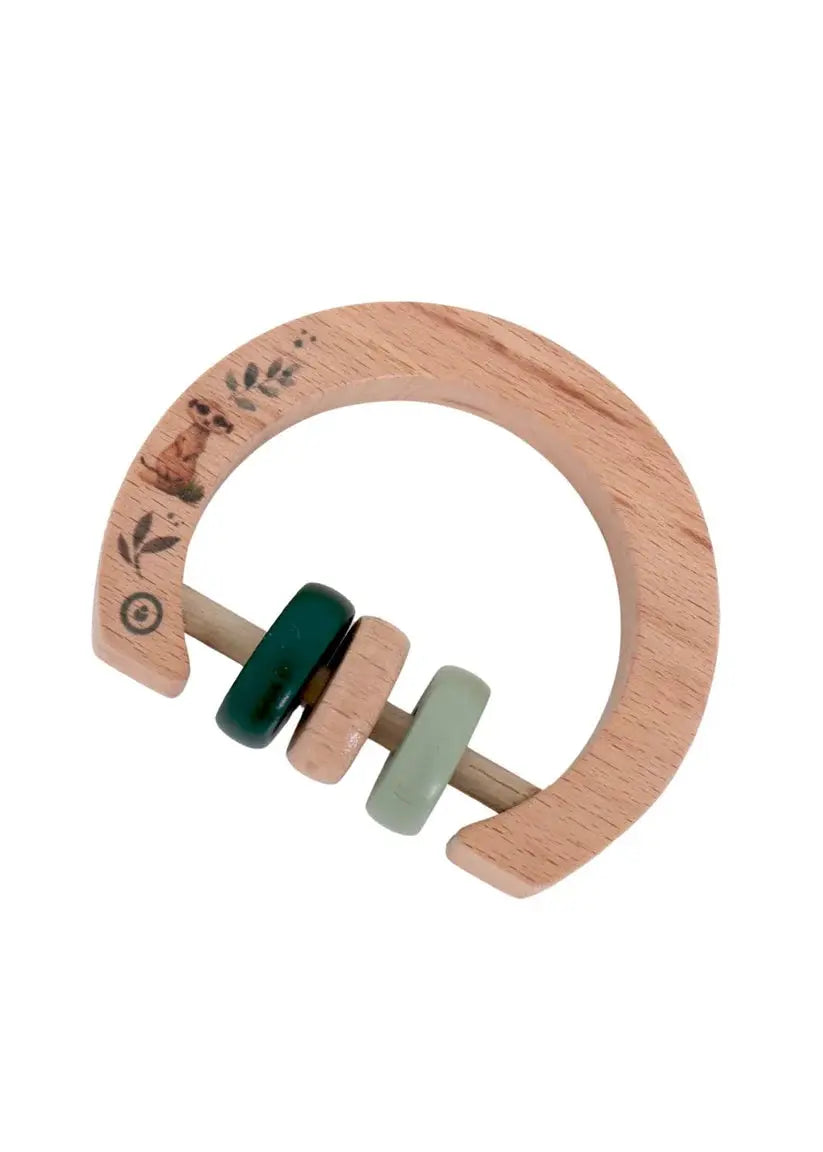 Wooden Baby Rattle – Grow Baby Natural Handcrafted Toy Grow Baby
