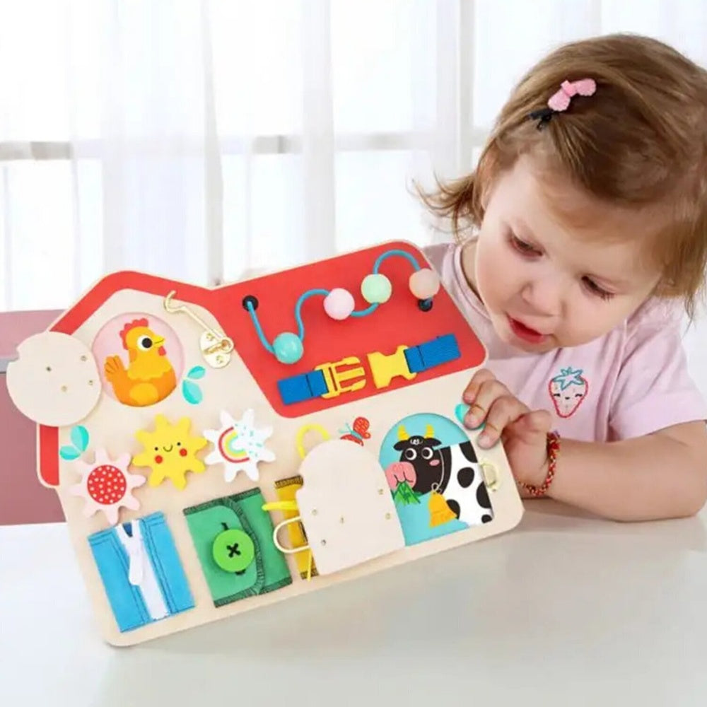 TookyToy - Wooden Busy Board