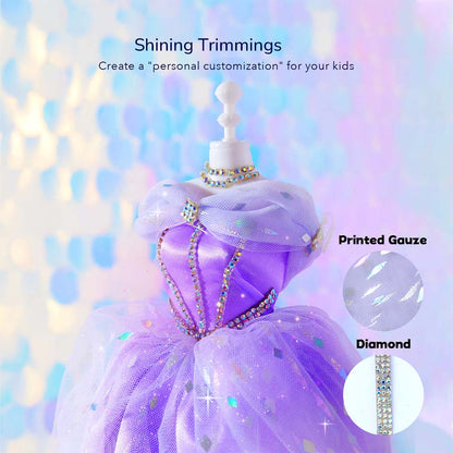 Mideer - Fashion Designer Dress Kit - Purple
