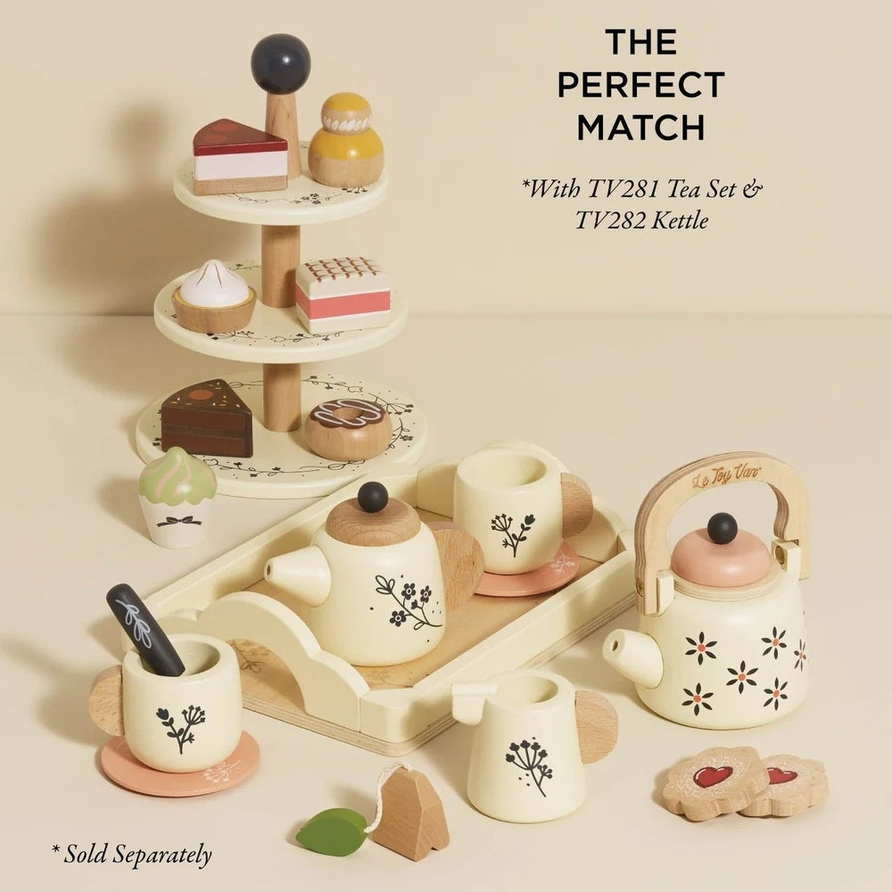 Le Toy Van - Three Tier Cake Stand - 8pcs