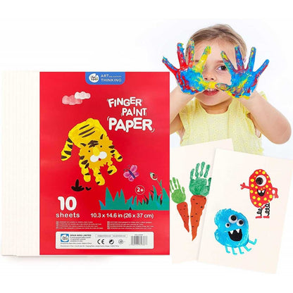 Jar Meló - Finger Paint Art Paper - 10 Sheets - 26x37 cm