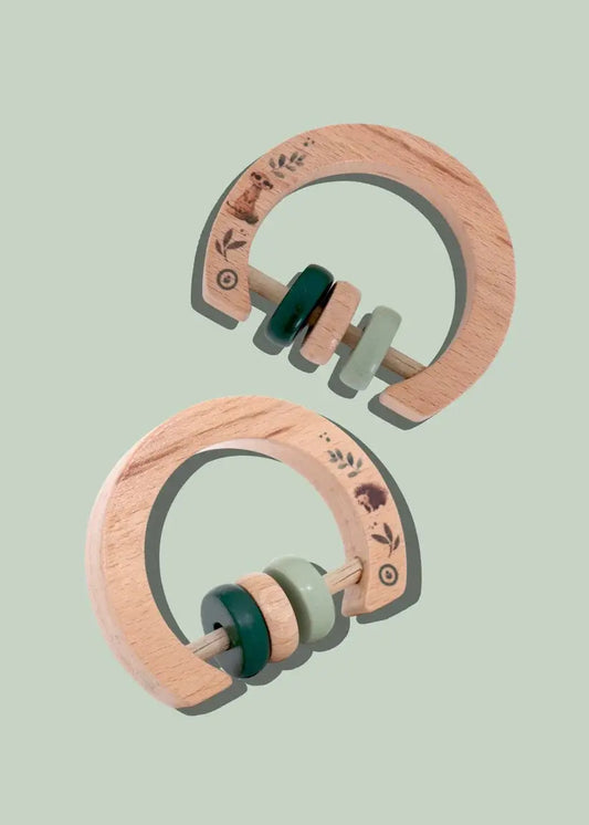 Wooden Baby Rattle – Grow Baby Natural Handcrafted Toy Grow Baby