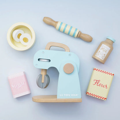 Le Toy Van - Wooden Bakers Mixer Set - 8pcs