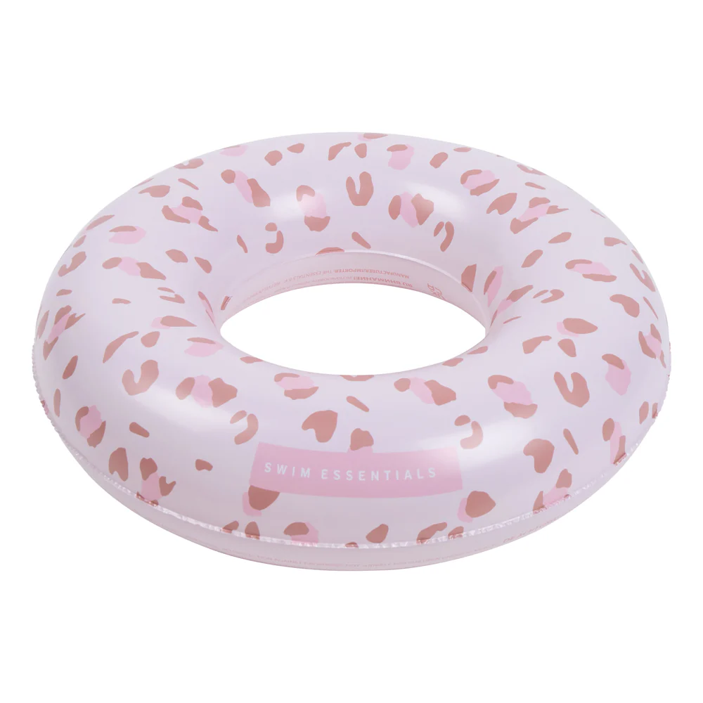 Swim Essentials - Swim Ring - Old Pink Leopard 55cm