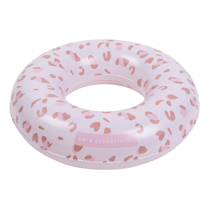 Swim Essentials - Swim Ring - Old Pink Leopard 55cm