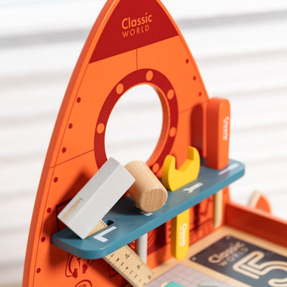 Classic World - Pretend & Play - Rocket Workbench & Tool Set