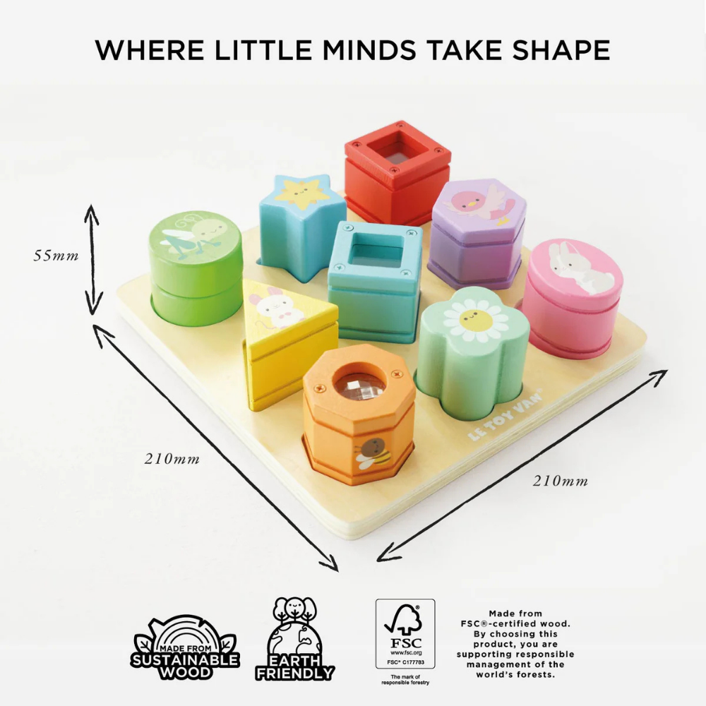 Le Toy Van - Rainbow Sensory Shape Sorter