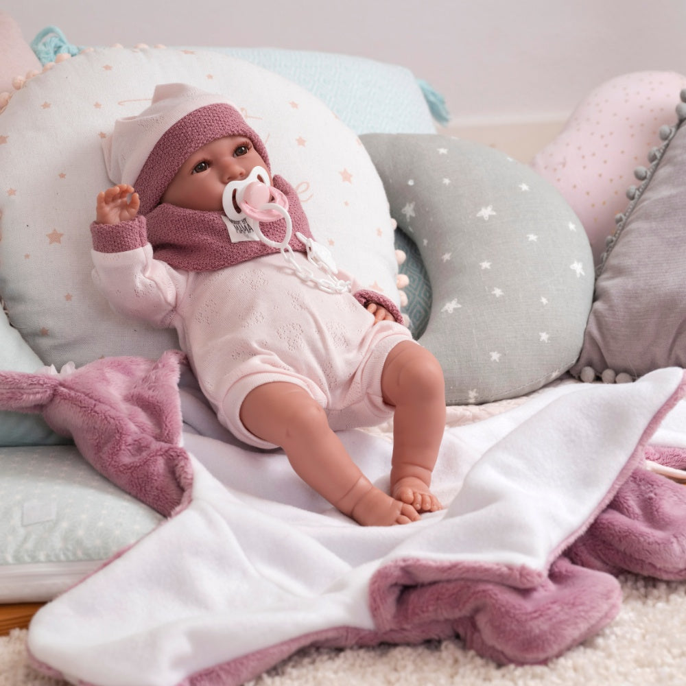 Llorens - Baby Girl Doll with Clothing & Sleeping-bag: Mimi - 42cm