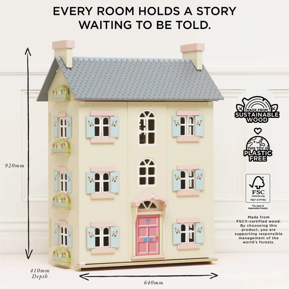 Le Toy Van - Cherry Tree Hall Wooden Dolls House