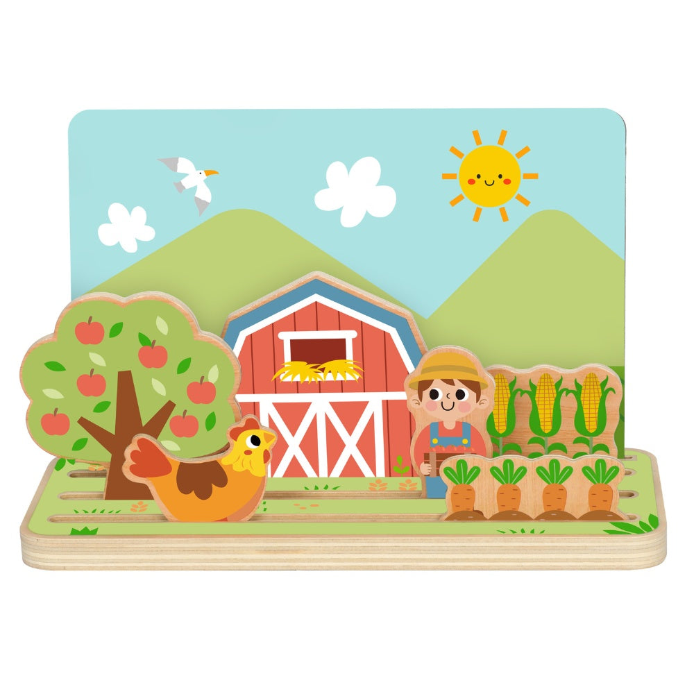 hi Pando - Pretend & Play - Wooden Space & Distance Learning Game - 22pcs