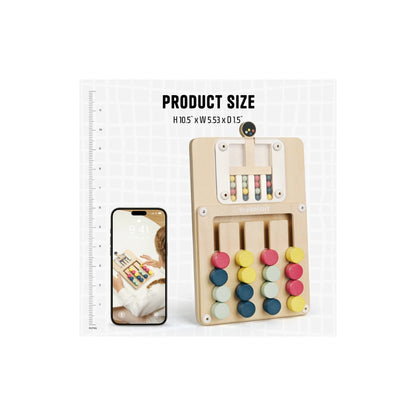 TopBright - Montessori Colour Challenge: Sliding Puzzle Board Game for Kids