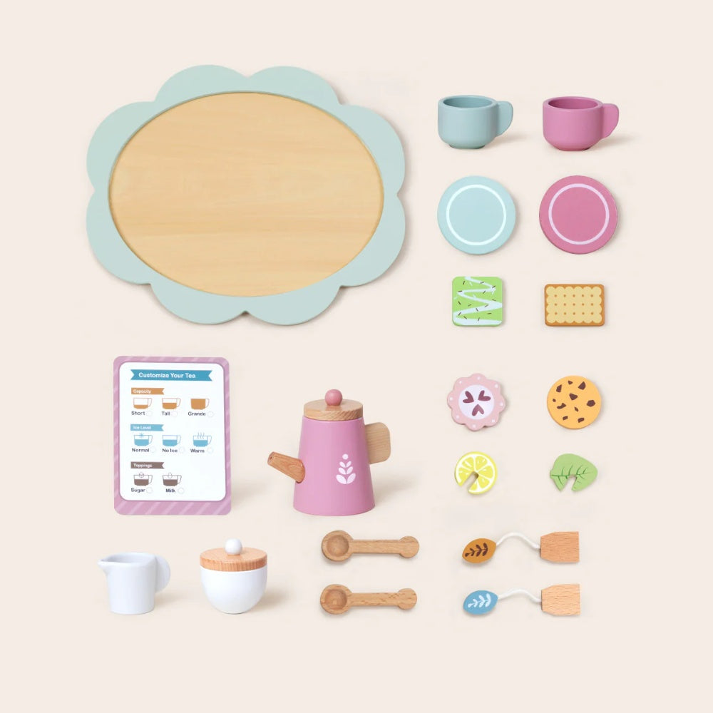 TookyToy - Pretend Play Afternoon Tea Toy Set