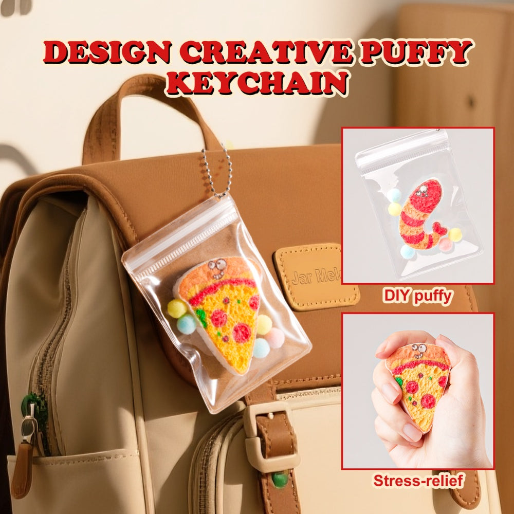 Jar Meló - Magic Puffy Pizza Kit - 3D Art & Pretend Play Cooking Set